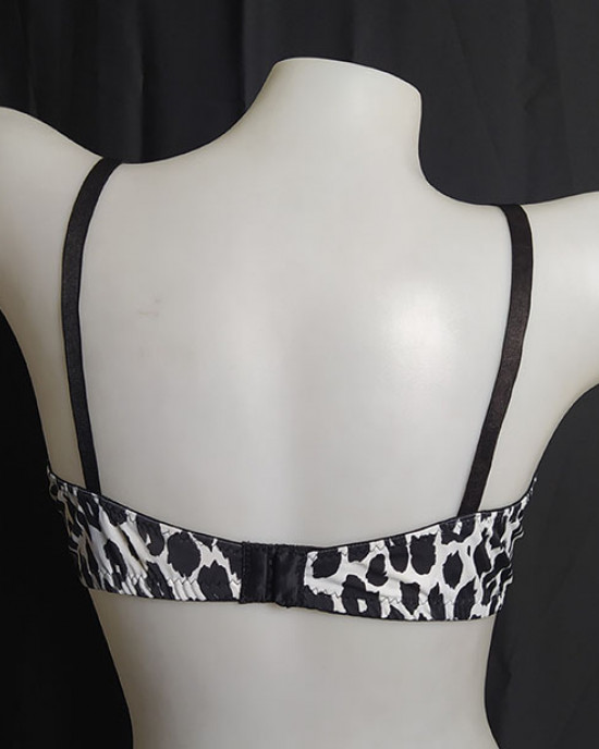 Black and White Leopard Print Bra Black and White Leopard Print Bra