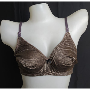Dark Chocolate Print Bra