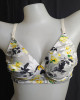 Yellow and Ash Print Bra Yellow and Ash Print Bra