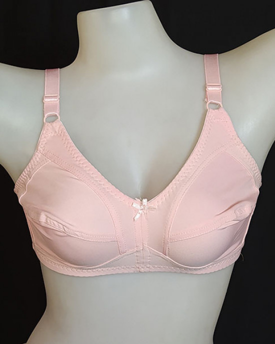 Everyday Baby Pink Plain Fabric Bra Everyday Baby Pink Plain Fabric Bra