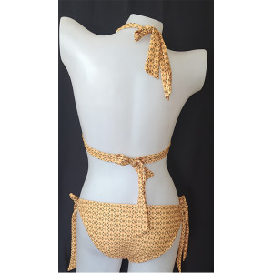 Inextenso Yellow Aztec Bikini Set