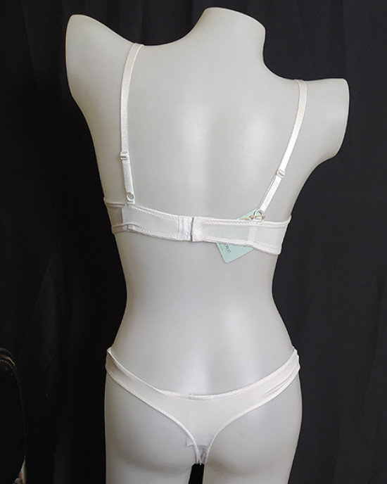 Blue Motion White Lingerie Set Blue Motion White Lingerie Set