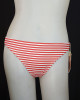 Red Stripe Mid Waist Panty
