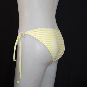 Yellow Stripe Bikini Panty
