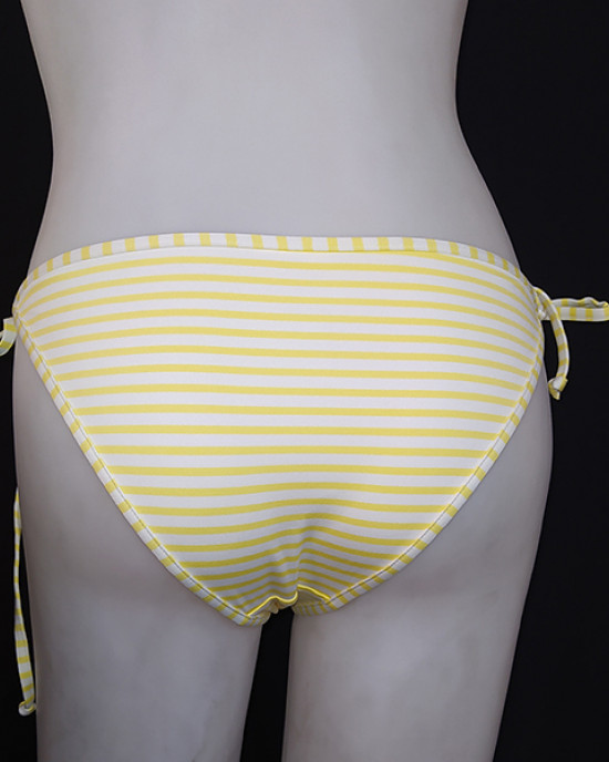 Yellow Stripe Bikini Panty