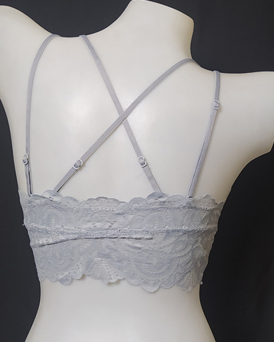 So Peri Gray Bralette So Peri Gray Bralette