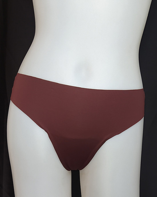 Lefties Seamless Chocolate Color Thong Panty Lefties Seamless Chocolate Color Thong Panty