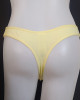 Janina Yellow Cotton Thong Panty