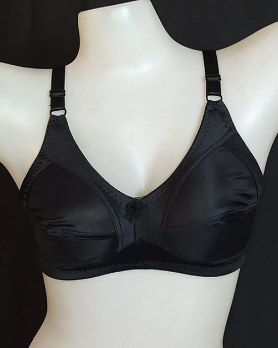 Everyday Black Plain Fabric Bra Everyday Black Plain Fabric Bra